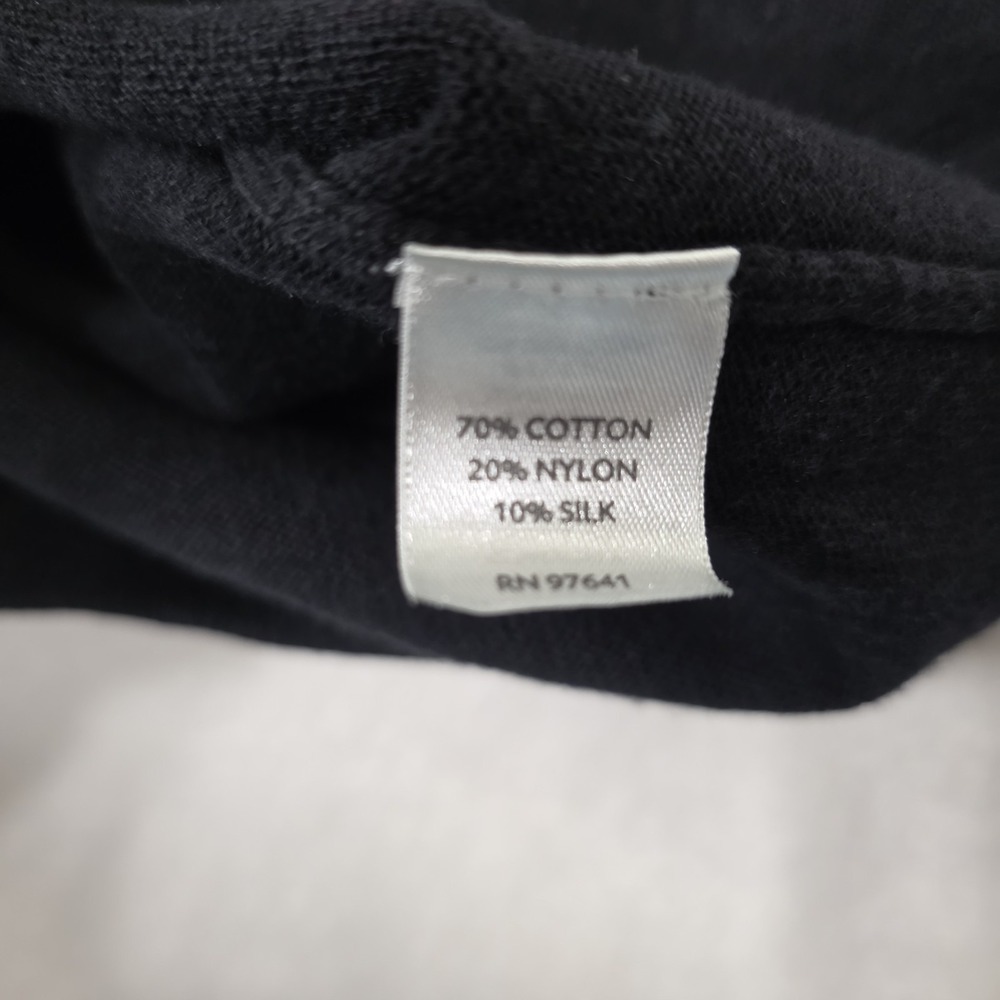 J. Jill Women's Small‎ Black Knit Mini Skirt Cotton Silk Blend Business Casual - Picture 5 of 6
